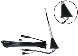 antena z ojačevalcem - 12v, 20 cm